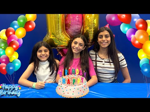 Deema and Sally Happy Birthday Party for cousin Heidi at Playground