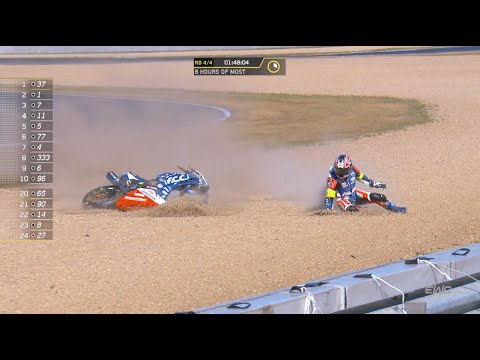 高橋裕紀がクラッシュ。FIM EWC最終戦 モスト6時間 クラシュッシュシーン動画