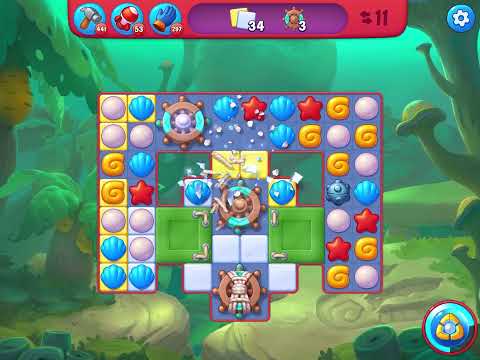 Fishdom Hard level 7059 no boosters フィッシュダム ハード [Friend's]