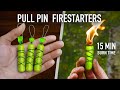 How To Make The Ultimate Survival Pull Pin Firestarter 15 Min Burn