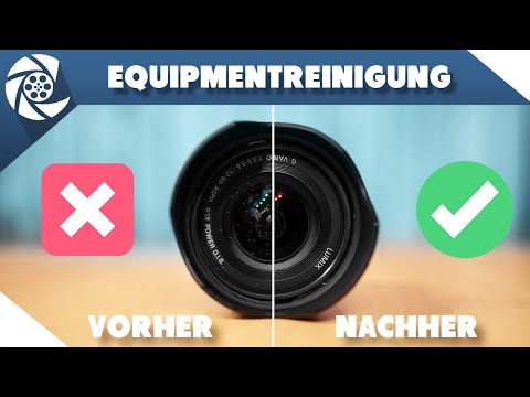 Einfach Kamera und Objektiv reinigen - Kameraequipment reinigen || CinemaStudios ||
