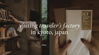 traveler's factory in kyoto, japan & what I bought (+ setting up my TN olive)