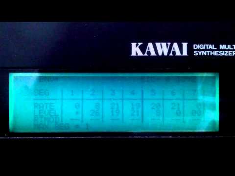 Kawai K5R display