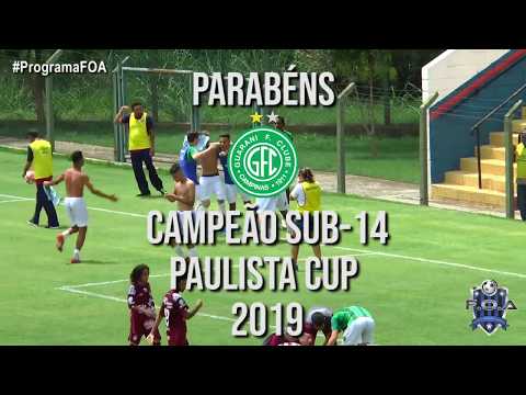 Guarani (3) 1x1 (2) Juventus - Final Paulista Cup Sub14 - MELHORES MOMENTOS