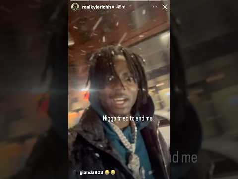 KYLE RICHH ALMOST GETS HIT BY A CAR!😭