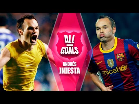 ⚽ ALL ANDRES INIESTA'S GOALS WITH FC BARCELONA 🔵🔴