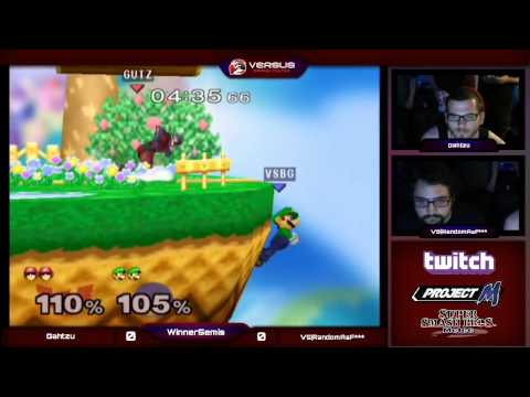 Versus Monthly Rumble November  Gahtzu (Captain Falcon) vs VS|Blea Gelo (Luigi)  Melee Winners Semis