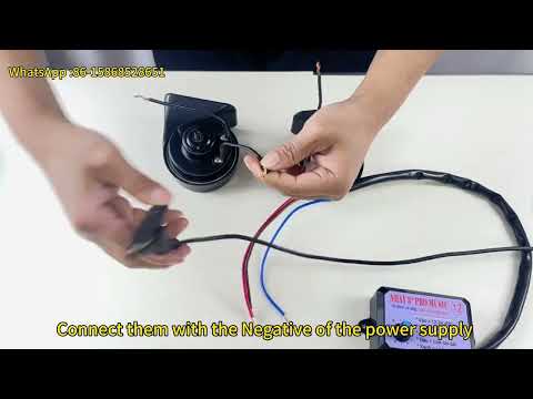 How to connect the 8/12 NHAY 3+ Pro Musical Horn Controller relay with horn