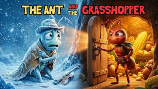 The Ant and the Grasshopper 🐜🎻 Bedtime Stories for Kids | 3D Fairy Tale