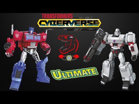 Transformers: Cyberverse Ultimate Class Optimus Prime and Megatron Video Review