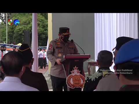 Wakapolri Meninjau Pos PPKM dan Vaksinasi Masal