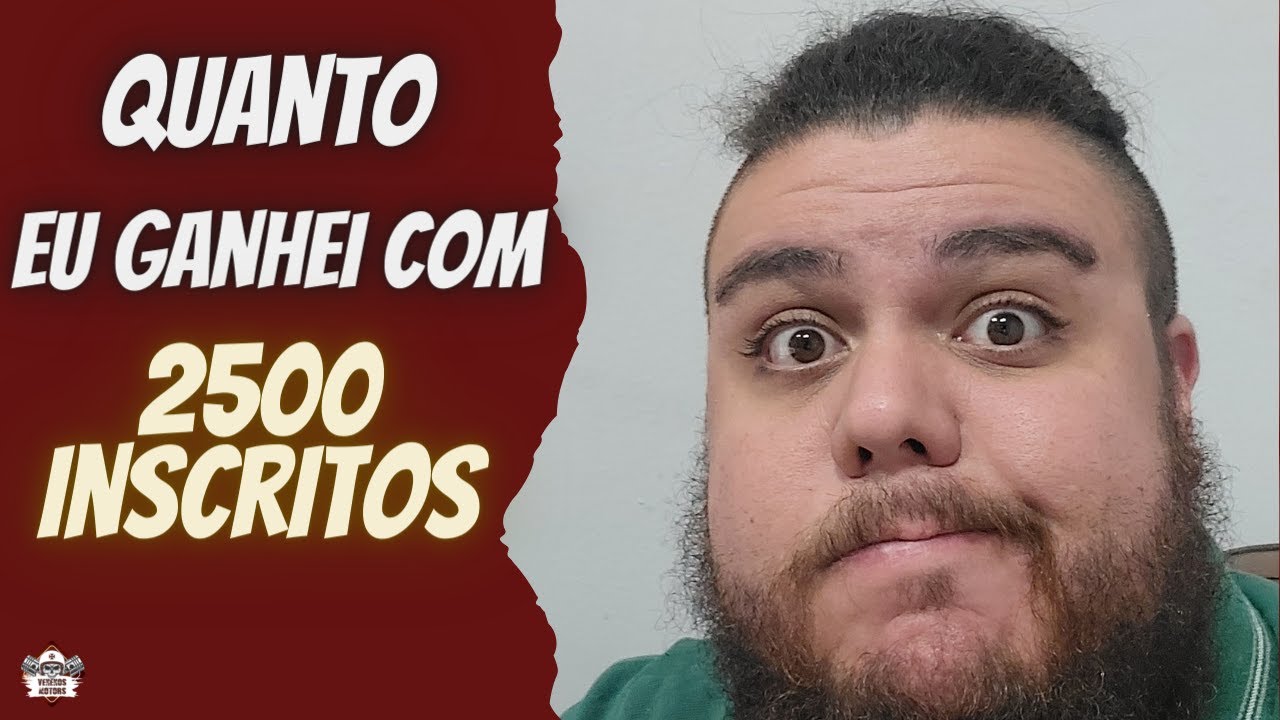 Quanto Ganha Canal Pequeno No YouTube Em 2023 Com 2500 Inscritos - VALE A PENA CRIAR UM CANAL?