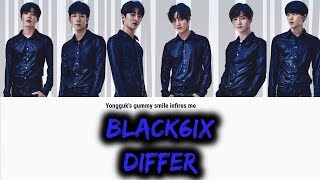 BLACK6IX - DIFFER (끌리는 대로) Lyrics