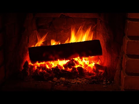 Fireplace and Blues Music HD - 4 Hours - Night Blues - Relaxing and Chill Music