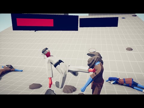 CAN KICKBOXER WITH HEALTH BAR BEAT THEM ALL ? - TABS - Totally Accurate Battle Simulator