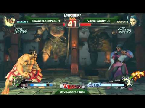 Cuongster & 2Pac vs V-Ryu & Luffy - Bushido Impact 2v2 SSF4