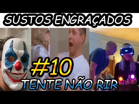 TENTE NÃO RIR - Os Melhores Sustos Engraçados #10 Melhores Memes e Vídeos Engraçados ShowDoAnderson
