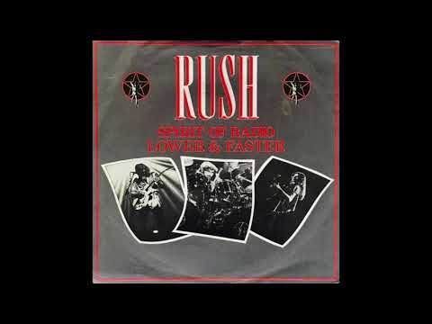 RUSH - "SPIRIT OF RADIO" - LOWER & FASTER - 45/33 pitch - 33/45 tempo