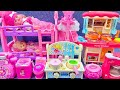 14 Minutes Satisfying With Unboxing Barbie Pink Rock Bed Toys Kitchen Play Set Review Toys ASMR