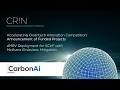 CRIN Accelerating Cleantech Innovation Competition CarbonAI