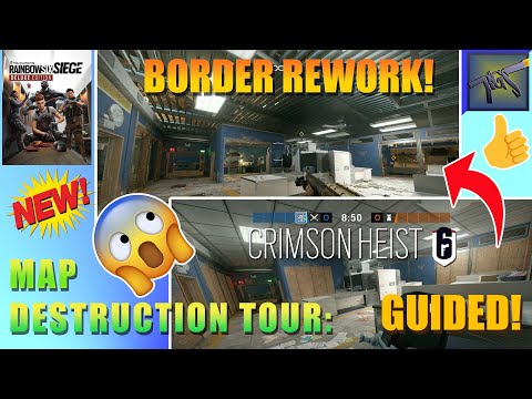 Map Destruction Tour: Bordar Rework! (Guide)😱👌 | 🆕 Season Crimson Heist! (Y6S1)😎 | R6 Guide👍 | ROGS