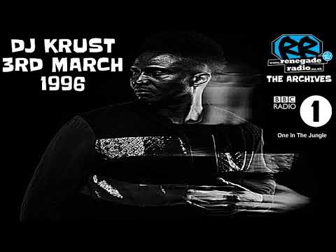 🔥 DJ Krust | BBC Radio One In The Jungle | 3 May 1996 | JUNGLE DRUM AND BASS LONDON DNB