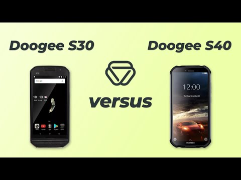 Doogee S30 vs Doogee S40 - Vergleich der wichtigsten Unterschiede auf deutsch