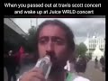 Travis Scott Concert Meme