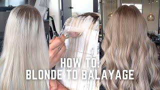 Back to Natural: Blonde to balayage transformation - before and after hair tutorial
