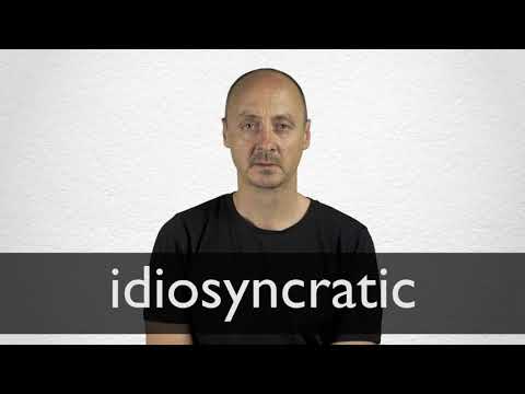 How to pronounce IDIOSYNCRATIC in British English