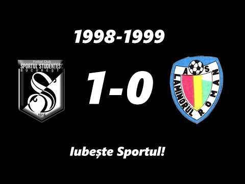 1998-1999 SPORTUL STUDENȚESC - Laminorul Roman  1-0 (Divizia B)