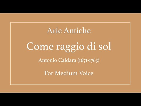 Come raggio di sol - Medium