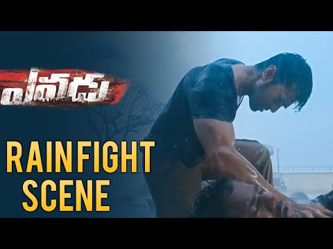 Yevadu Telugu  Movie Scenes - Ram Charan Rain Fight | Allu Arjun, Amy Jackson, Shruti Haasan