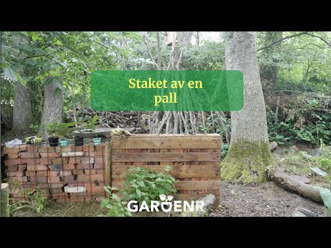 Staket av en pall - Trädgårdshacks med GardenR
