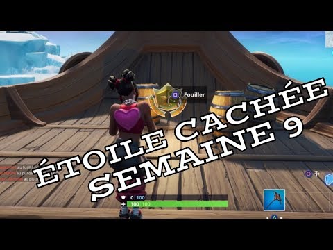 étoile De Palier Cachée Semaine 9 Saison 8 Sur Fortnite