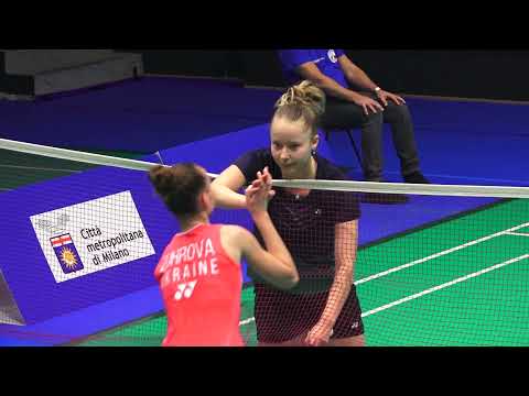 La campionessa di singolare femminile al Decathlon Perfly Italian International