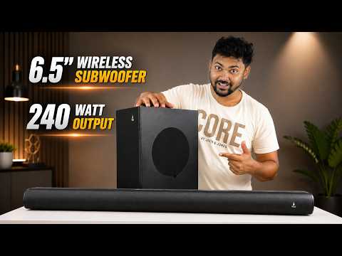 Thumbnail for boAt Aavante 2.1 2450 240W Bluetooth Soundbar with Wireless Subwoofer | Full Review