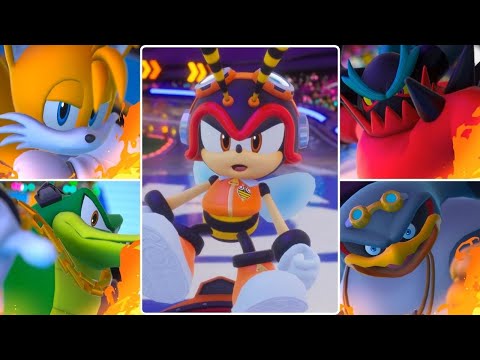 All Charmy Rival Interactions - Sonic Racing: CrossWorlds