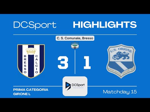 BRESSO CALCIO-ORIONE 3-1 | 15 Giornata | Prima Categoria | Girone L | Milano