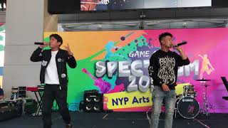 FLY PERFORMANCES: Maxi Lim &amp; Wang Weiliang - NYP Arts Festival - Recruit's Anthem