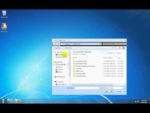 MS SQL Server Export Table To XML File Software
