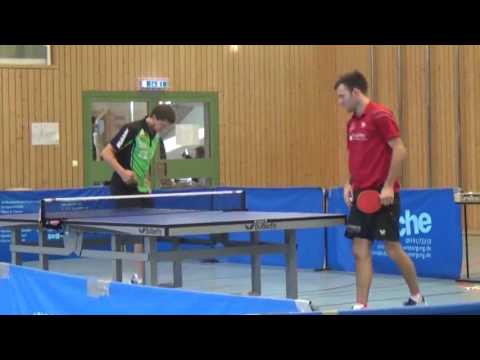 stoni TV Tabletennis Buettner vs Hundhammer 1 Regionalliga  Effeltrich   Rosenheim 20161120 13