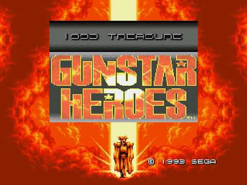Gunstar Heroes Japan - Sega Mega Drive