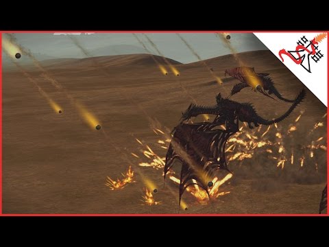 468 MORTARS vs 5 ZOMBIE DRAGONS (mod) - Total War: WARHAMMER
