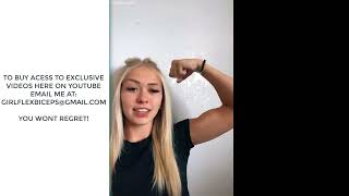 GIRLS FLEXING MUSCLES AND ARM WRESTLING #muscles #