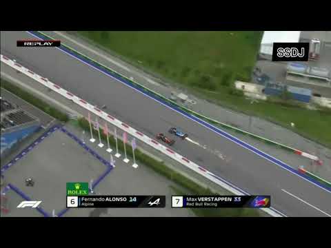 Christian Horner Reaction When Alonso Overtakes Max Verstappen | 2021 Russian GP