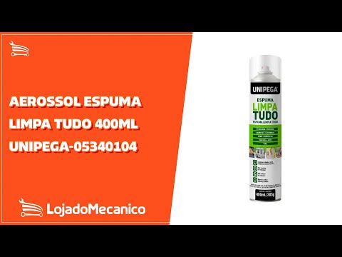 Aerossol Espuma Limpa Tudo  400ml  - Video