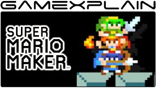 Tri Force Heroes Totem Link Costume in Super Mario Maker!