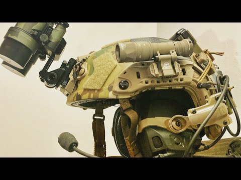 Ops-core FAST SF and ACH helmet set up.
