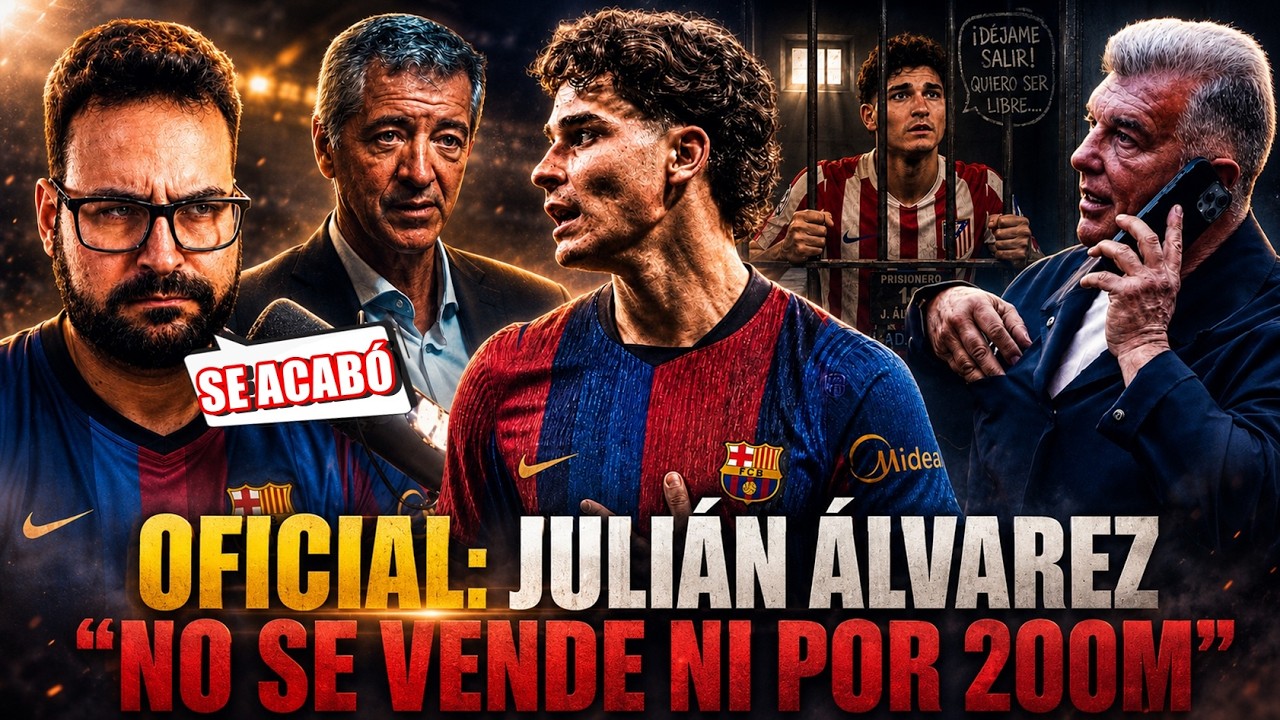 🚨¡Se ACABÓ! ATLETI: "JULIÁN NO se VENDE NI por 200 MILLONES" ¡Y HABLA LAPORTA! TODOS los DETALLES